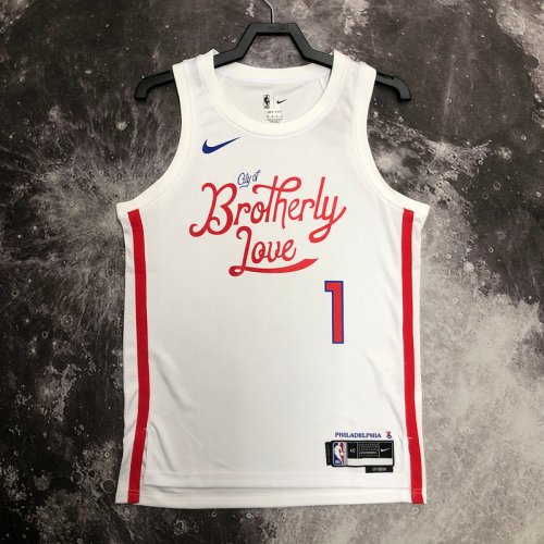 Maillot de Basket #1 Harden 76ers 22-23 city Imprimé